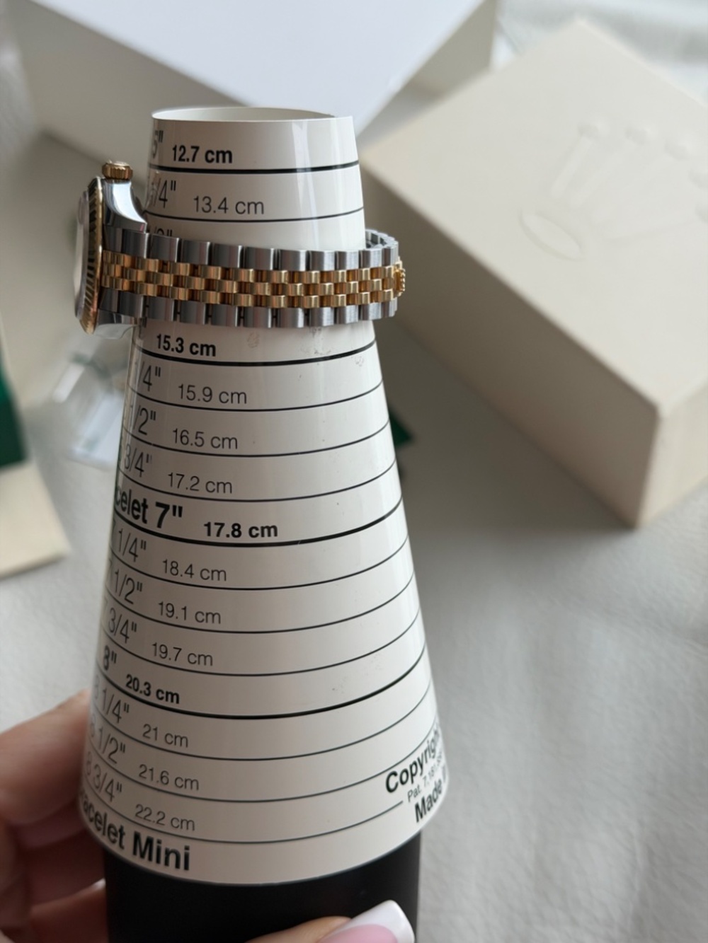 Rolex Lady-Datejust Two Tone Ref 279173 Champagne Diamond Dial 28 mm Box &Papers - Picture 12 of 17